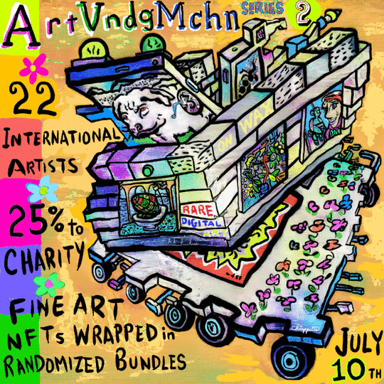 ArtVndngMchn series 2 promo animation by Joe Chiappetta