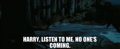 Harry, listen to me. No one's coming.