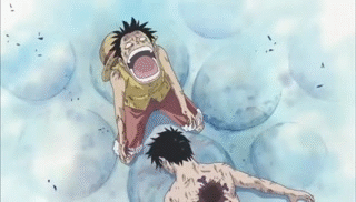 Luffy cries over Ace's death on Make a GIF