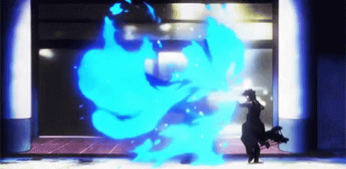 Blue Fire Boku GIF - Blue Fire Boku No - Discover & Share GIFs
