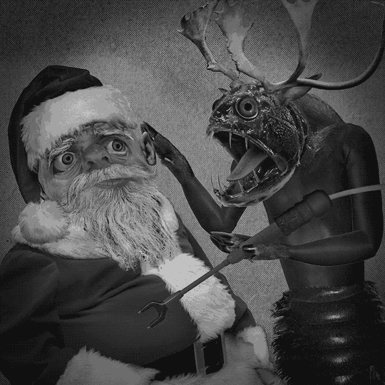 Colin Raff christmas weird xmas creepy GIF