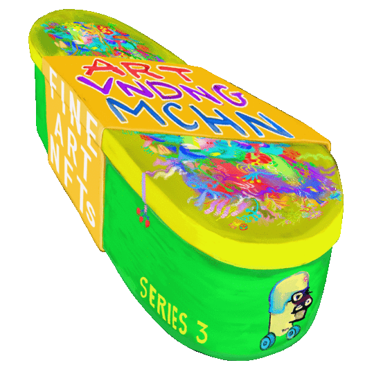 ArtVndngMchn Series 3 NFT Pack art by Joe Chiappetta