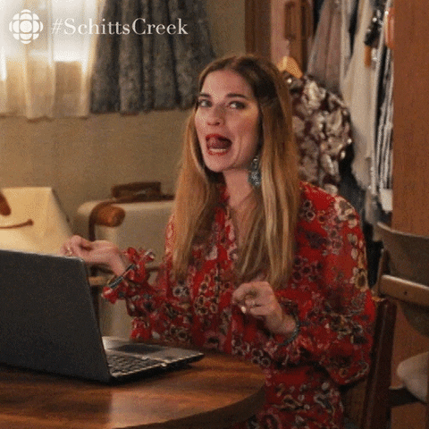 Schitts Creek Reaction GIF by CBC - Find & Share on GIPHY