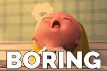 Boring GIF - The Boss Baby Bored Sleepy GIFs