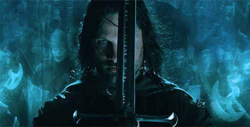 lord of the rings aragorn gif | WiffleGif