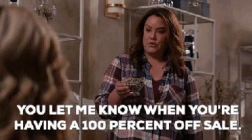 GIF of a woman saying,