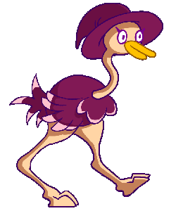 Lafonda- Ostrich Princess Wizard of the Hootlings