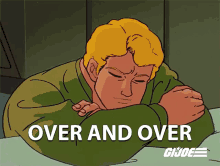 Over And Over Steeler GIF - Over And Over Steeler Gi Joe A Real American Hero GIFs