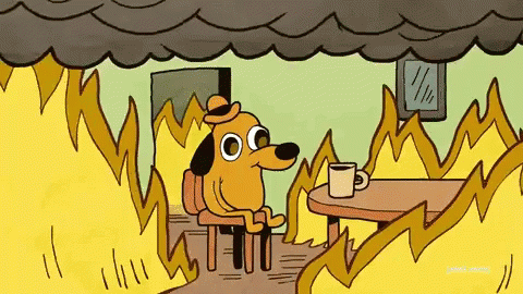 This is fine GIF