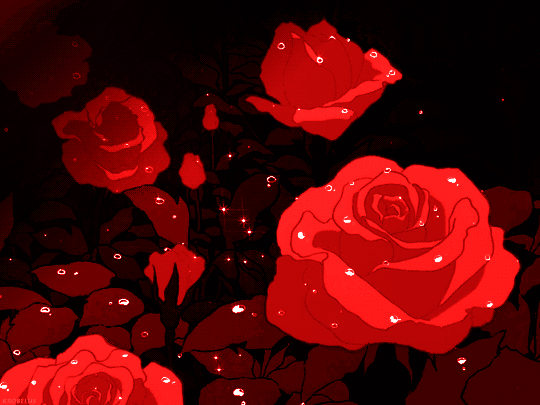 ❝bnha oneshots❞ | Aesthetic gif, Rosé gif, Red aesthetic