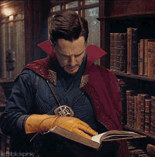 Dr Strange closing a book and saying NOPE