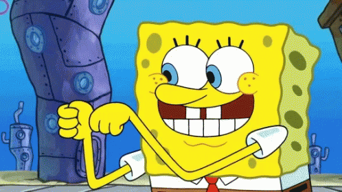 Thumbs up, Spongebob