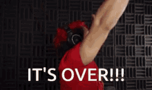 Its Over Spin Scream GIF - Its Over Spin Scream Its Over GIFs