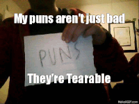 tearable puns