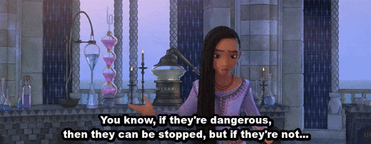 Asha continues, "You know, if they're dangerous, then they can be stopped, but if they're not..."