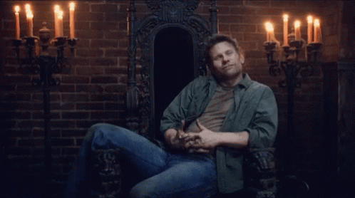 smug Lucifer from Supernatural