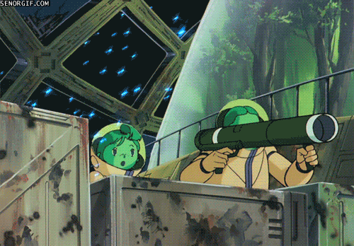 Space suit anime animation GIF on GIFER - by Opilv