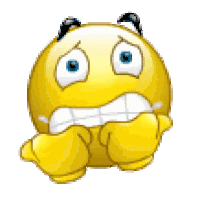 Freaking Out Yellow Emoji Sticker - Freaking out Yellow emoji Scared - Discover & Share GIFs
