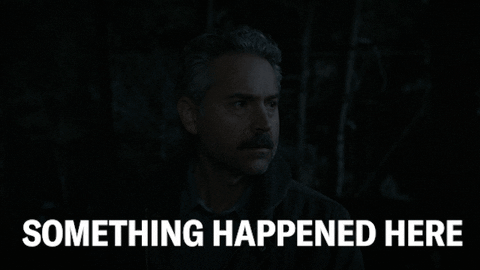 Something happened here