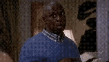 Captain Holt saying oh no in Brooklyn 99