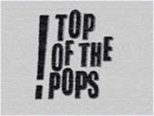 A montage of Top of the Pops logos from over the decades. Each one has different font and animation but they all say Top of the Pops.