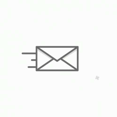 GIF of an envelope flying through the sky