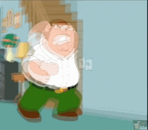Peter Griffin Punching GIF - Peter Griffin Punching Punching The Wall - Discover & Share GIFs