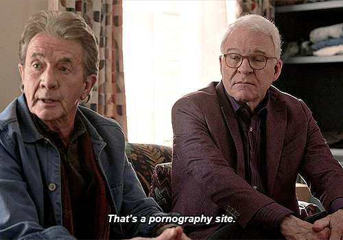 Charles saying "that's a pornography site."