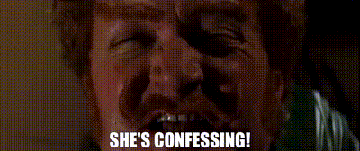 Image of She's confessing!