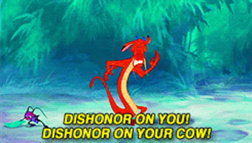 dishonour