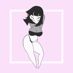 #monster girl from The Map is on fire!