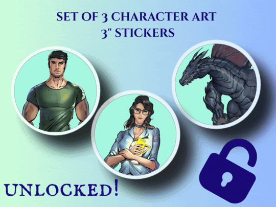 Stretch goal unlocked for three 3