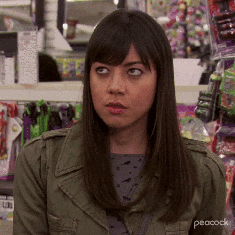 April in Parks and Recreation with the caption: Fine