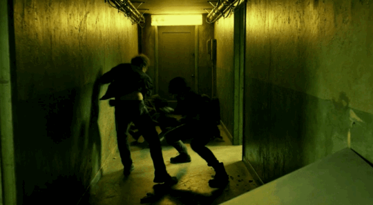 Daredevil hallway fight