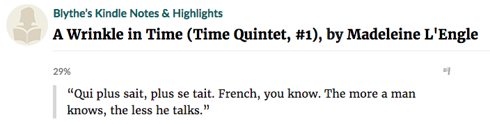 A Wrinkle in Time's Most Highlighted