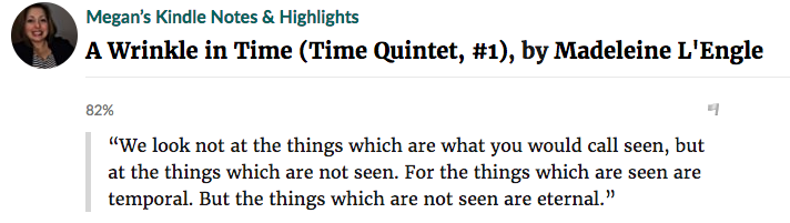 A Wrinkle in Time's Most Highlighted