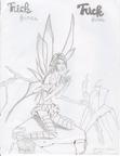 the is my drawing for a book i have of the Trick Fairies stuff
