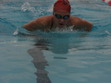 Xandra doing butterfly. Afterwords Trent told her it looked awful. LOL. 