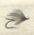 Coal Car: a classic steelhead fly pattern attributed to Randall Kaufmann.

illustration copyright 2010 by ron P.  swegman. all rights reserved.
