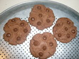 These double chocolate chip cookies were so rich and fudgy!