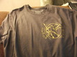 Front of shirt.