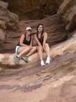 Hailey and Natalie. Red Rocks, Colorado. June 2009.