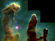 The Pillars of Creation.  Here, amidst the dust, stars are born and stars die.  Truly, it boggles the mind!