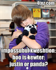 Its the PANDA! THE ENDANGERED PANDA!!!