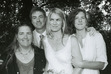Liz surrounded by her siblings on her wedding day.