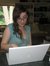 Brigid writing her Next Great Novel (MWAHAHA)