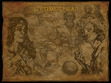 It's a picture that have a bunch of different characters, objects, and places that are from the books.
