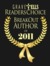 Breakout Author of 2011!