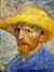 'Self-Portrait with Straw Hat, 1887'