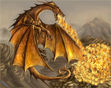 Oromis' golden dragon, Glaedr who's Eldunari assisted Eragon and Saphira greatly.
